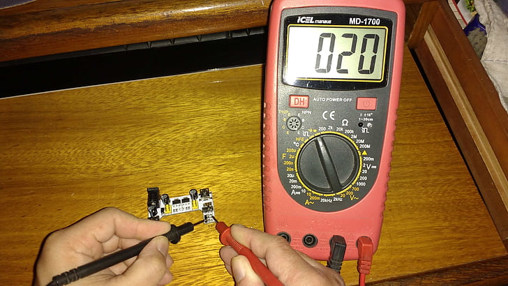 connection, measurement, plate, instrument of Measurement, multimeter, equipment, human Hand