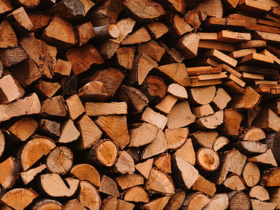 legno, tronchi d'albero, foresta, struttura, come, Holzstapel