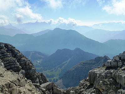 muntanyes, Senderisme, Àustria, veure, natura, alpí