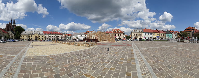 olkusz, 波兰, 建筑, 市场, 老城, 纪念碑, 历史