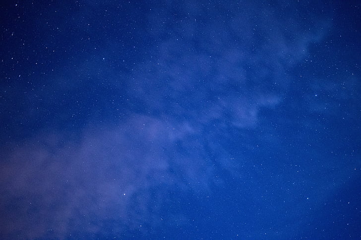 clouds, nature, night, sky, space, stars, summer