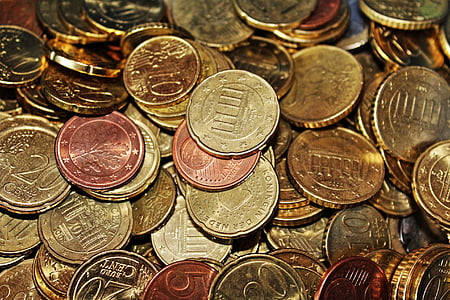 coins, euro, money, currency, euro cents, cent, € coin