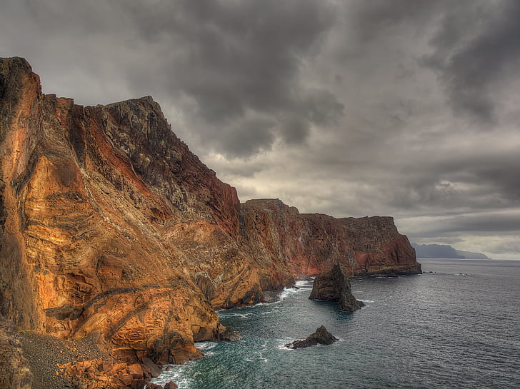 Ponta de Sao lourênço, Madeira, sziget, Portugália, Atlanti-óceán, Holiday, nyomvonal