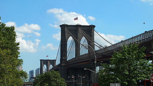 Brooklyn bridge, New york, zaujímavé miesta, pamiatka, atrakcia, Mesto New york
