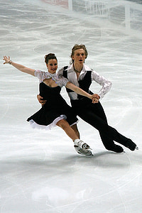 figure, skating, championships, dancing, couple, man, woman
