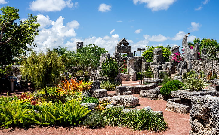 coral castle, homestead, south florida, attraction, blocks, landmark, miami