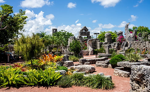 Château de corail, Homestead, sud de la Floride, attraction, blocs, point de repère, Miami