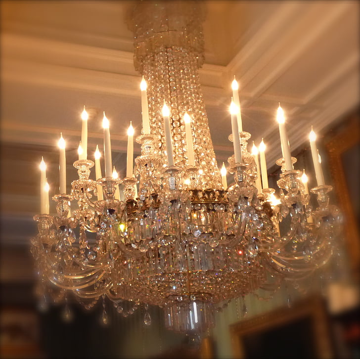 luster, chandelier, light, luxury, elegant, vintage, blur