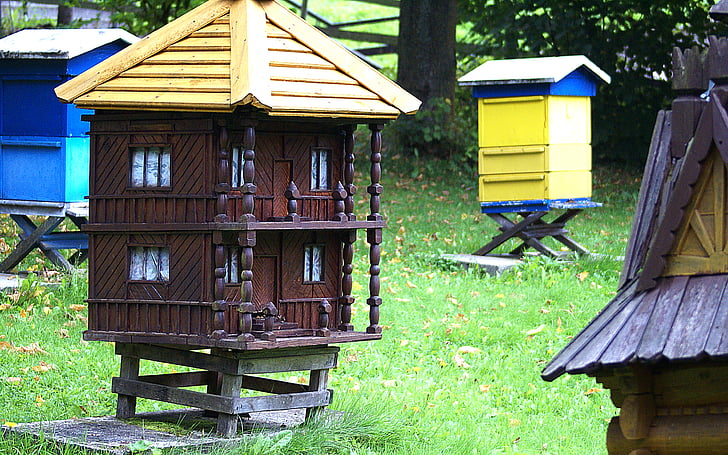 ul, 乌勒, pasieka, 小屋, 蜜蜂, 蜜蜂群, 养蜂