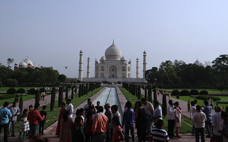 Taj mahal, UNESCO, meravella del món, marbre blanc, Monument, Memorial, arquitectura