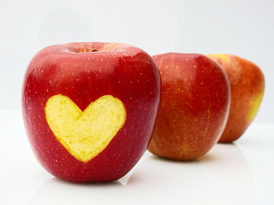 ผลไม้, แอปเปิ้ล, ผลไม้, มีสุขภาพดี, อร่อย, frisch, หวาน