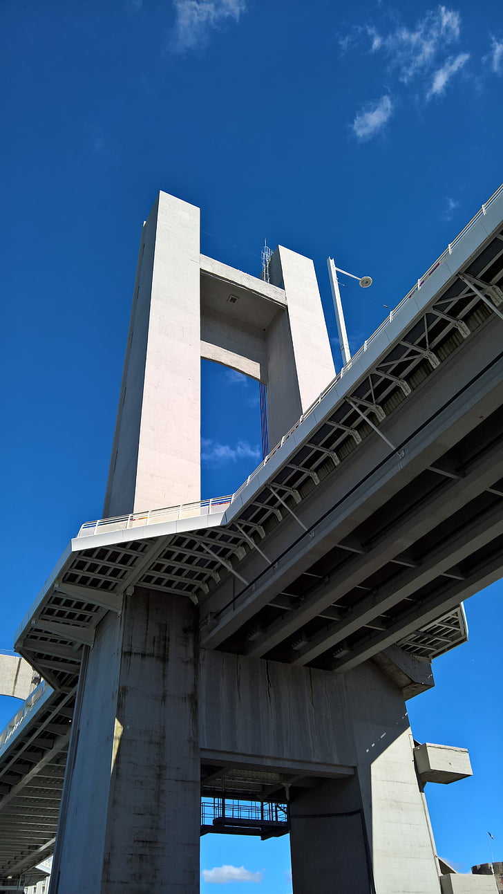 Most, Lift bridge, Architektura, Most Recouvrance, Brest, Bretania, Finistère