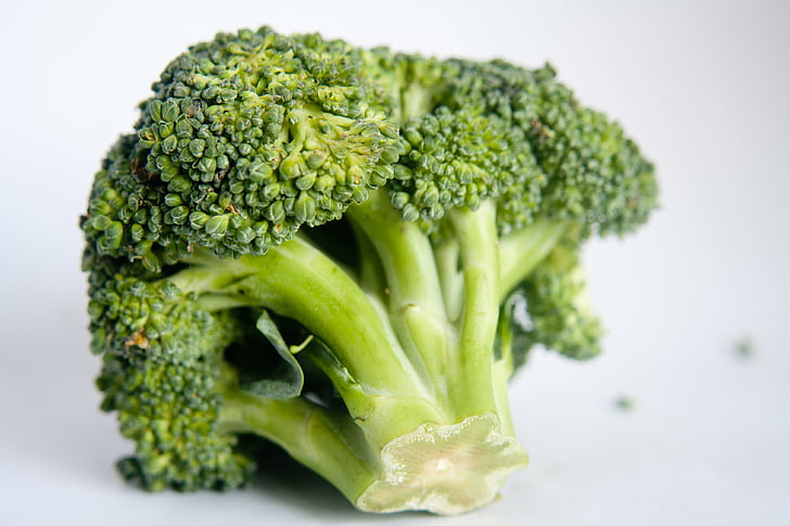 broccoli, grøn, grøntsager, buketter, mad, spiselige, rå
