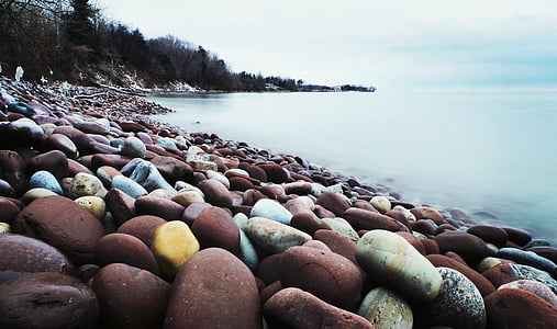 kupie, skały, Rzeka, morze, Ocean, wody, kamień
