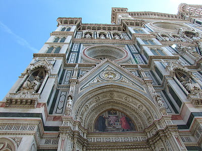 Florence, koepel, kerk, mooi, prachtige, centrale torcello di santa maria del fiore, het platform