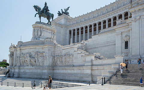 Řím, Památník vittorio emanuele ii, oltář vlasti, Viktor Emanuel 2, Itálie, Architektura, známé místo