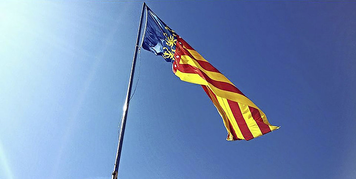 vlajka, Valencia, Španielsko