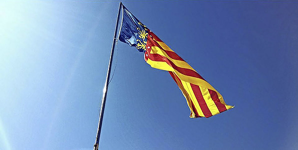 vlag, Valencia, Spanje