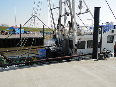 germany, wremen, ship, fishing vessel, port, north sea, cutter