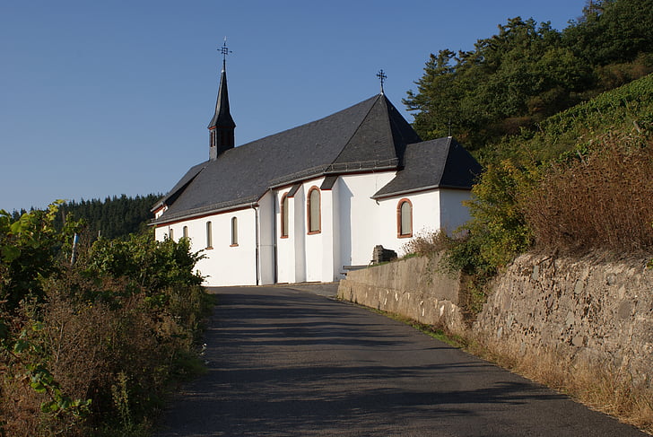 church, chapel, mosel, lieser, building, house of worship, small church