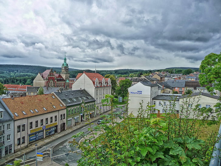 falkenstein, germany, town, urban, city, buildings, architecture
