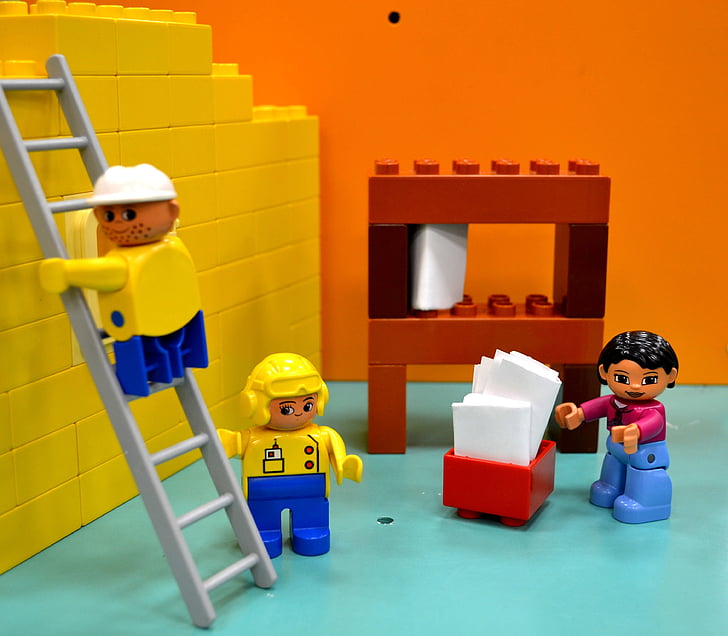 Lego, situs, membangun, replika, blok bangunan, mainan, anak-anak