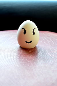 egg, onde, smilefjes, uttrykksikon, ansikt, morsom, biljardspill