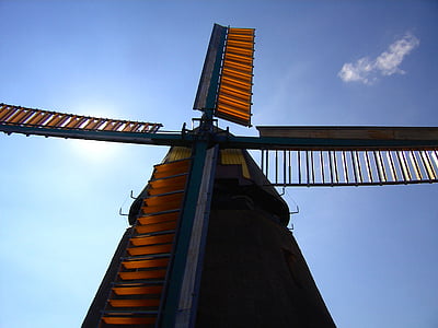 Moulin, vent, aile, conservation historique, Musée du moulin, mouture, Amrum
