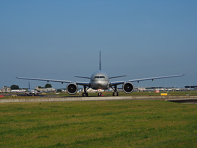 Qatar airways, nákladní, Boeing 777, Letiště, letadlo, letadla, letectví
