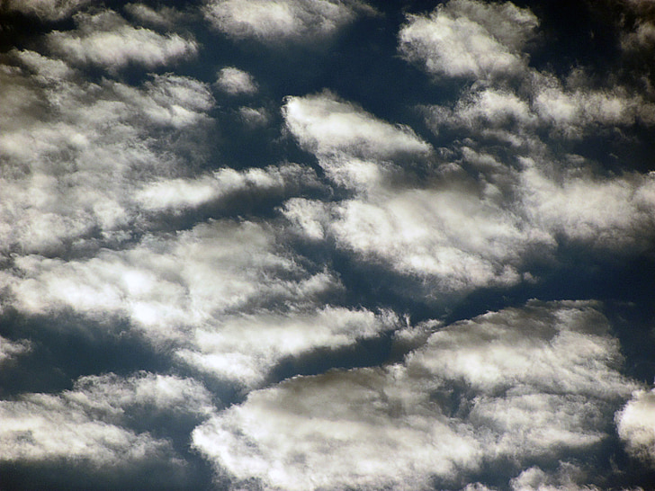nebo, oblaki, dan, modro nebo, oblak