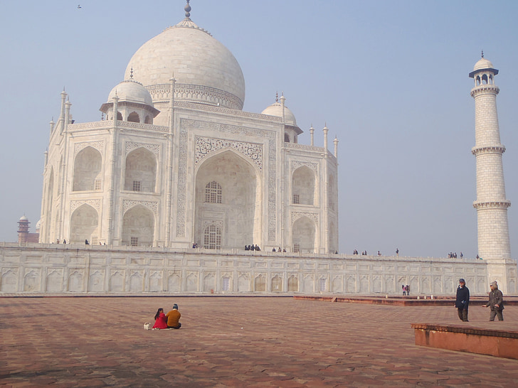 Taj mahal, India, pictogram, het platform, reizen, Landmark, Tempel