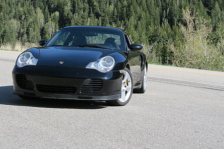 Porsche, 911'i, 996, Turbo, küçük cottonwood, Coupe, Araba