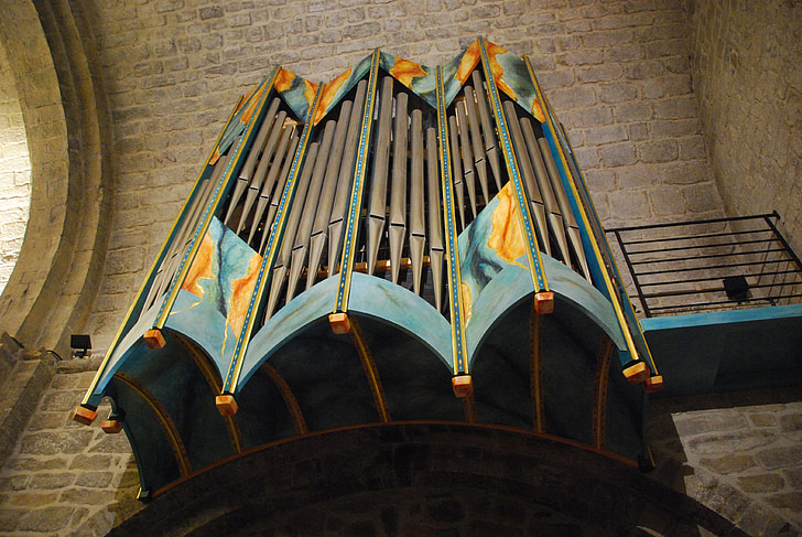 órgão, juncos, Abadia, Neustift, Trentino