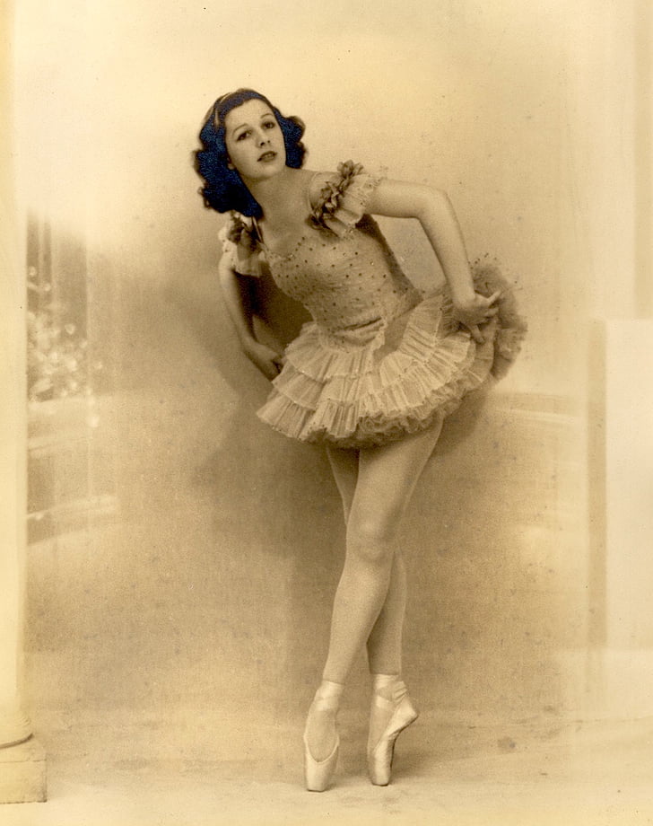 Vintage, balerína, balet, samica, Dance, pôvabná, Classic