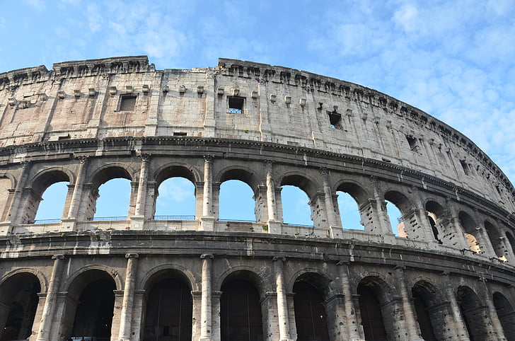 Itālija, Scenic, 10 skatīt, Coliseum, Romas, Amphitheatre, Roma - Itālija