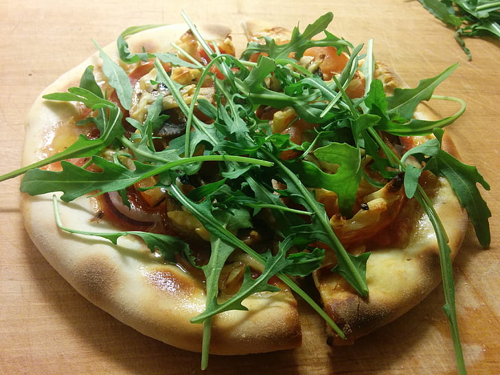 Pizza, Italiano, alimentos, Jamón Serrano