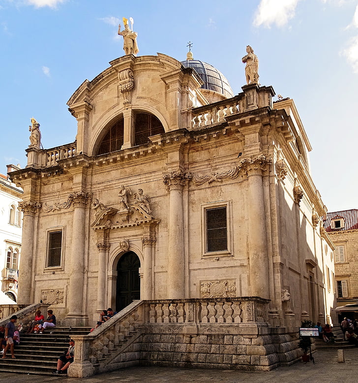 Cathedral, Velika gospa, Dubrovnik, Chorvátsko, kostol, Antique, Európa