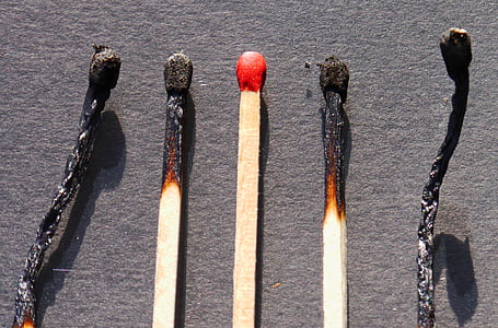 match, wood, sulfur, burn, close, matches, lighter