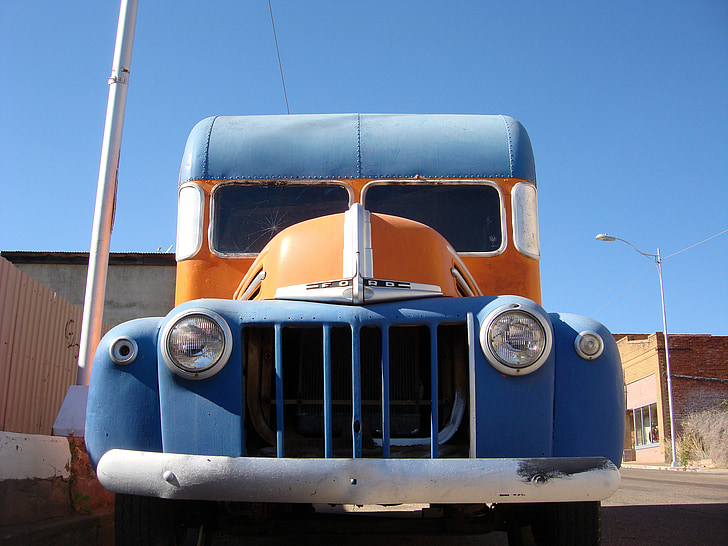 kamyon, Antik, Vintage, eski, araç, ulaşım, Retro