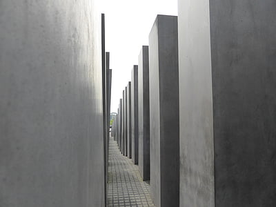 Berlin, Holocaust, Memorial, Eropa, Monumen, arsitektur, abu-abu