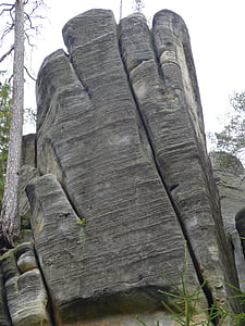 Rock, thành đá, đá, Ba Lan, địa chất, bức tường đá, Noble creek