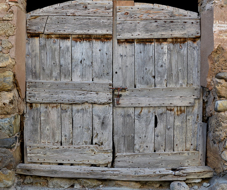 stara vrata, skedenj, starega lesa