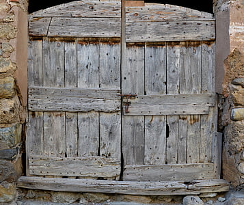 παλιά πόρτα, αχυρώνα, παλαιό ξύλο