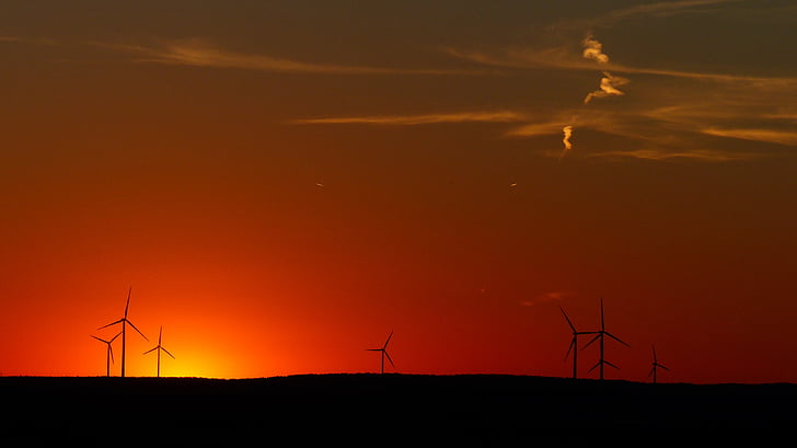 năng lượng, công nghệ môi trường, hiện tại, windräder, năng lượng gió, năng lượng tái tạo, năng lượng gió