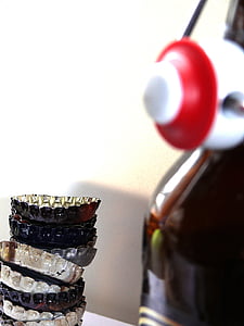 bottle caps, bottle closure, encapsulate, beer bottle, closure, glass bottle, bottle