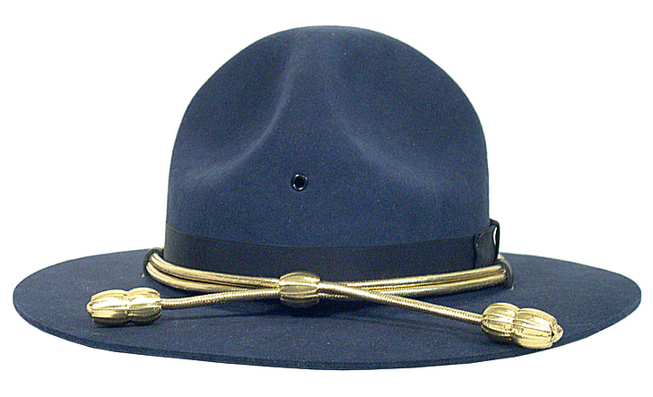 klobúk, Mountie, Kanadský, Kanada, polícia, jednotné, tradičné