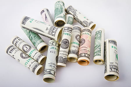 Dólar, dinero, proyecto de ley, Rica, papel, Banco, dinero en efectivo