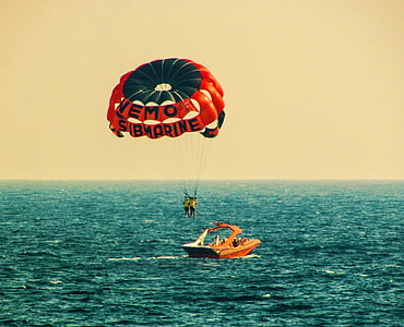 Paralotniarstwo, sport na morze, latać, niebo, Ekstremalne, spadochron, aktywność