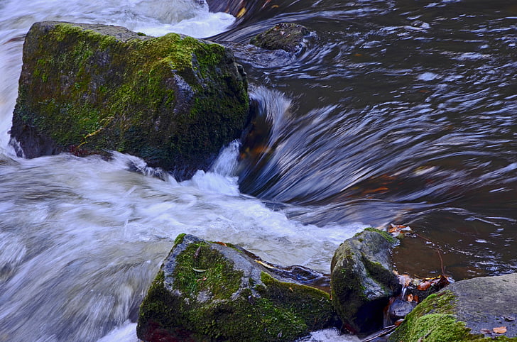 river, bach, nature, stones, water, fluent, waters