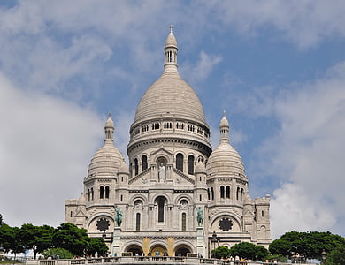 Sacre coeur, Montmartre, Paris, Frankrig, kirke, basilikaen, Steder af interesse